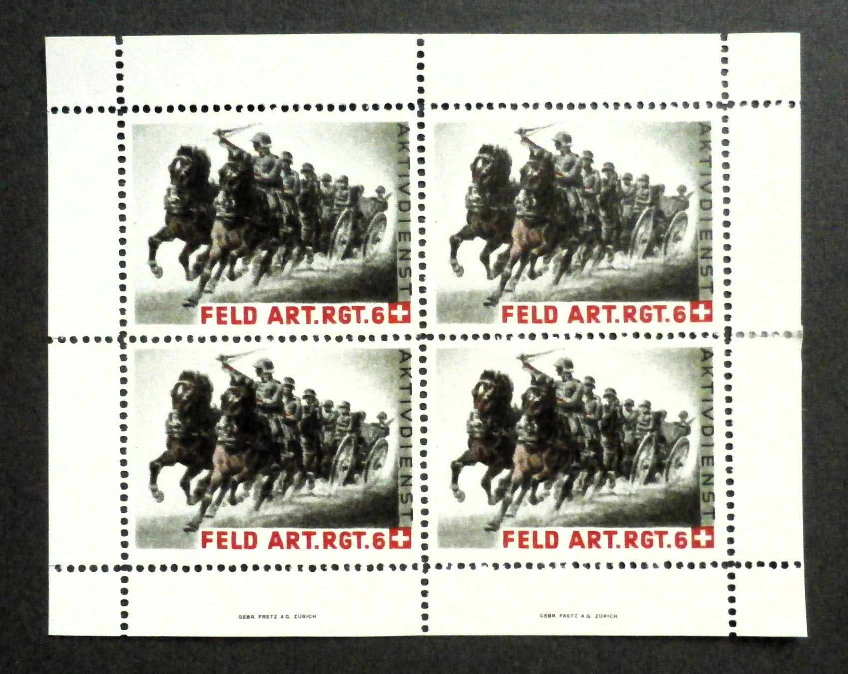 Tous les timbres: CH Soldatenmarken Block** – Neuf (Voir description) à Kehrsatz par Bernherb2 1