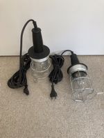 2er Set 220V Werkstattlampen, Robust, Industrie Design