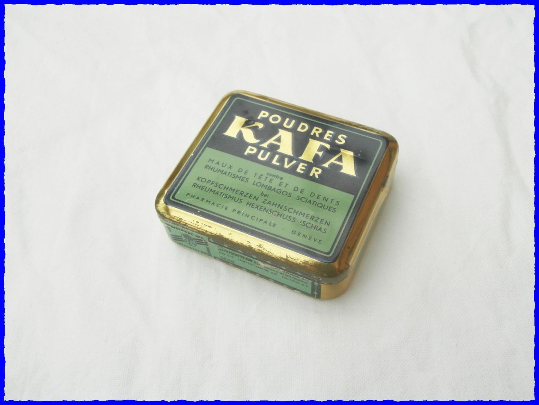 Dosen: alte Blechdose KAFA Pulver – Gebraucht aus Worblaufen von Re_mo81