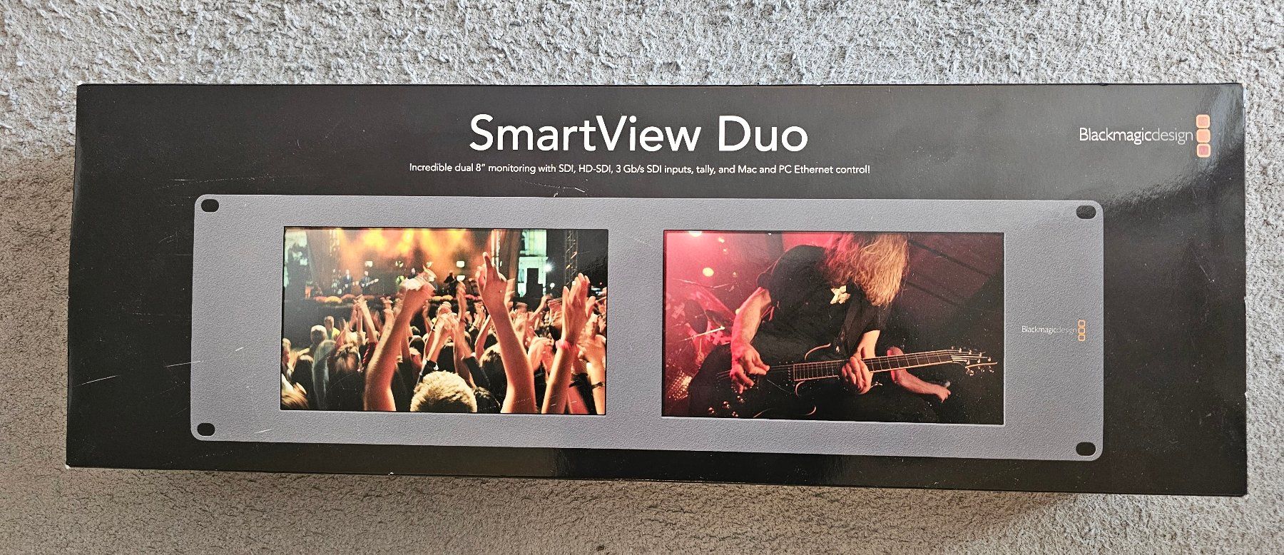 Blackmagic Monitore: Blackmagic Design SmartView Duo – Dual SDI Rackmonitor – Neu und originalverpackt aus Birsfelden von missnamrit