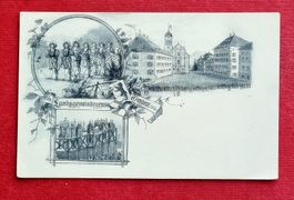 Trogen - Landsgemeindegruss - alte Litho