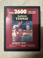 Atari 2600 RealSports Tennis Modul Cartridge Spiel