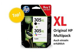 HP-305 XL - ORIGINAL Drucker-Patronen, Tintenpatronen (2x)