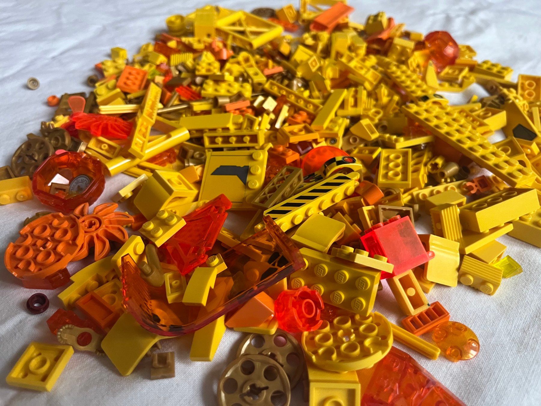 Lego Kit di costruzioni: Lego Einzelteile gelb-orange – Usato da Biel/Bienne venduto da and040 3