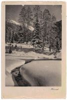 Schneelandschaft bei Davos, gelaufen 1920 (Mischol)