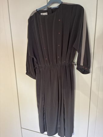 Vintage Damen Kleid grau
