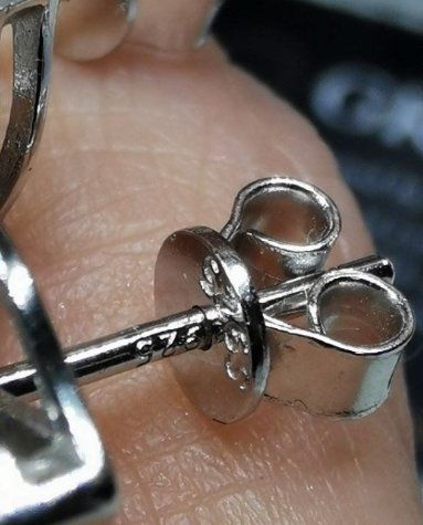 Orecchini pendenti & Orecchini a lobo: Boucles d'oreille argent avec moissanites 2 ct certifié GRA – Nuovo e nell'imballaggio originale da Reconvilier venduto da Tsma67 4