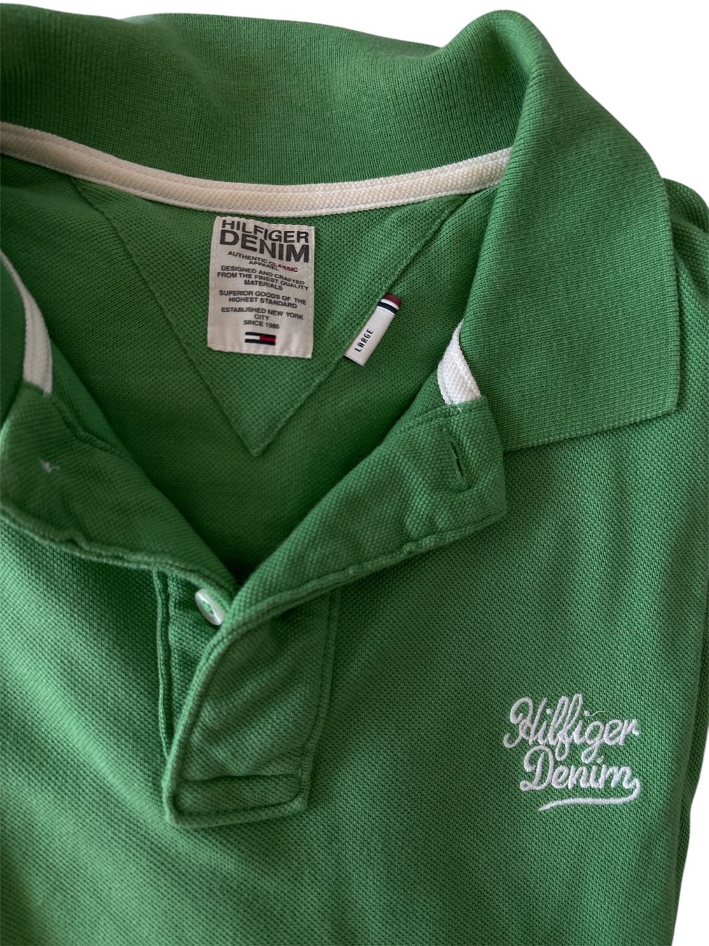 Magliette Polo: Poloshirt Hilfiger Denim, Large – Usato da Mels venduto da prico 2
