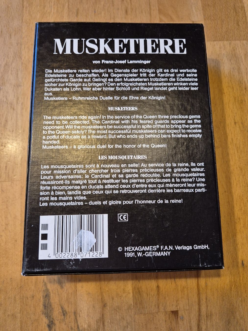 Spiele: Musketiere - Hexagames – Gebraucht aus Ettiswil von beekeper13 1