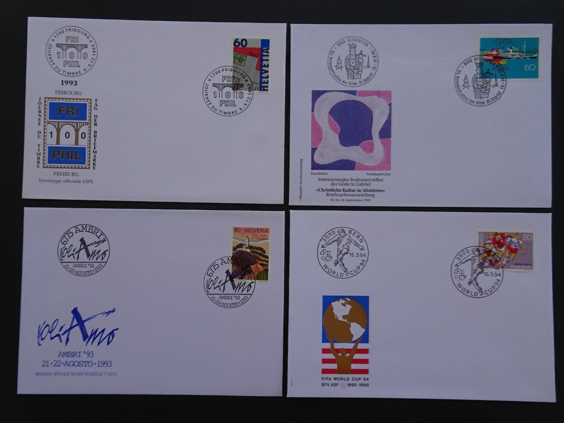 Tous les timbres: 1993 – Neuf (Voir description) à Aadorf par Chnorli-Furz