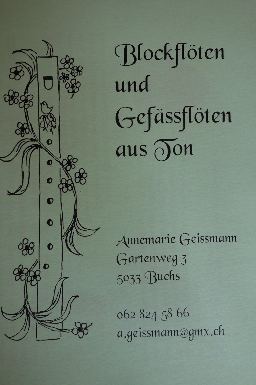 Musikinstrumente: Flöte, Kinderflöte – Neu (gemäss Beschreibung) aus Meiringen von Dunkel1 4
