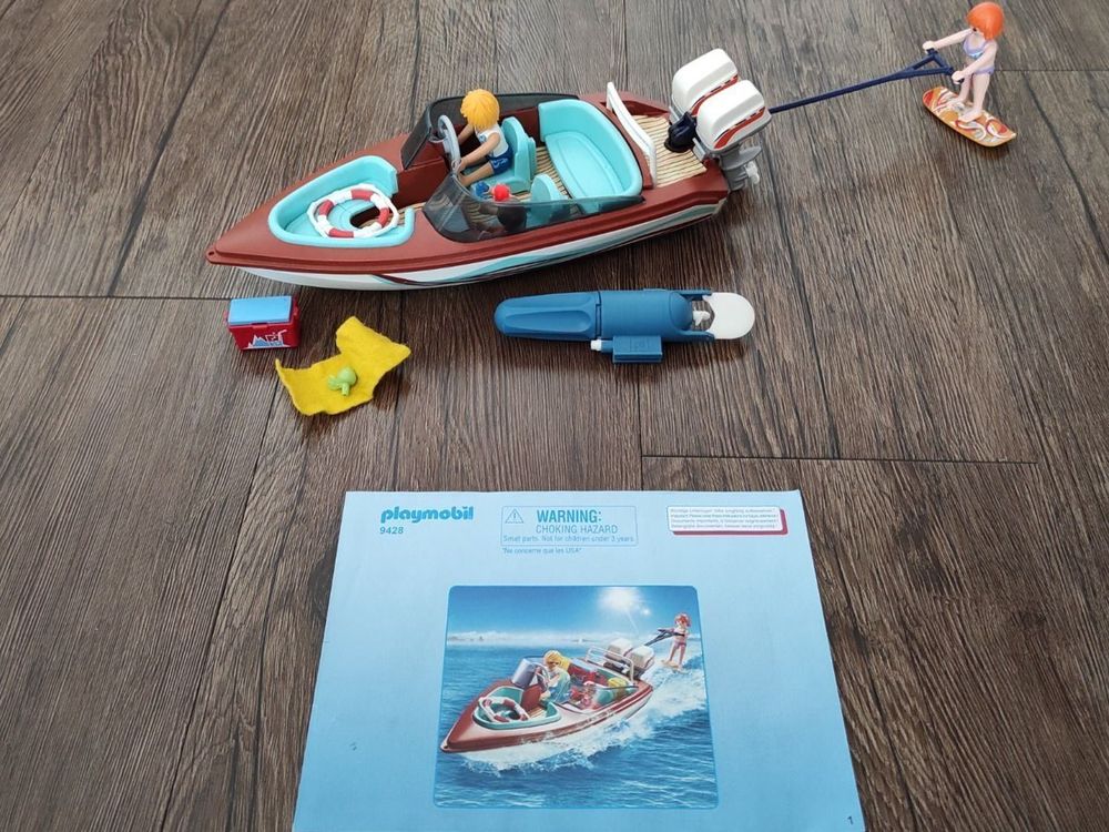 playmobil motorboot mit unterwassermotor