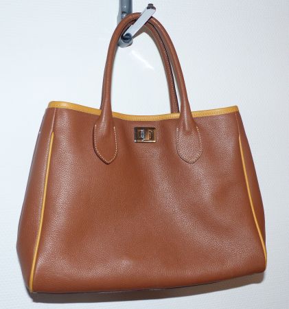Shopper von Berthille Leder braun - Top Qualität