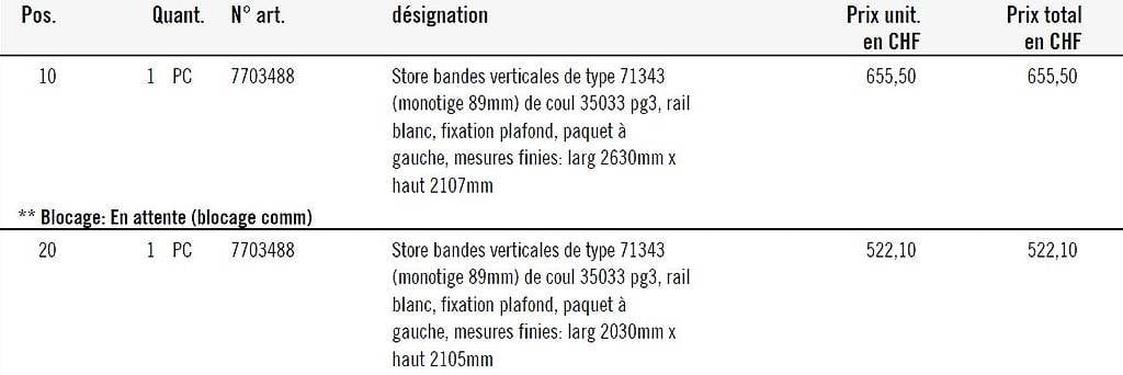 Vorhänge: Deux rideaux à lamelles – Gebraucht aus Monthey von Manu.D64 2