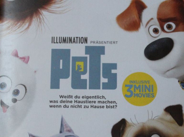 Tutti i DVDs: Pets DVD 2016 Guter Zustand – Usato da Tübach venduto da JamesStone 6
