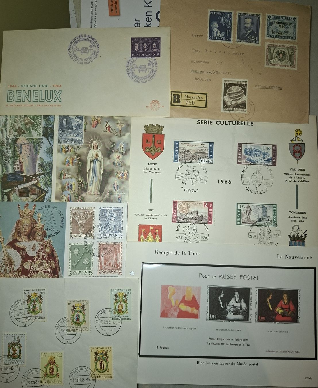 Alle Briefmarken: Lot diverser Briefe / Karten eca Ausland – Gebraucht aus Balgach von SIMEON27