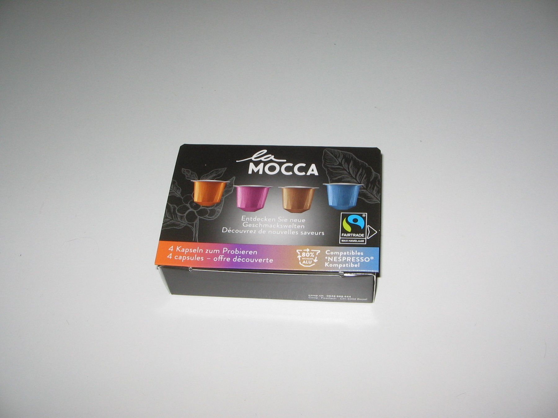Coop Cibi & Specialità: 4 Kapseln zum Probieren - La Mocca – Nuovo e nell'imballaggio originale da Flamatt venduto da Tattoo18