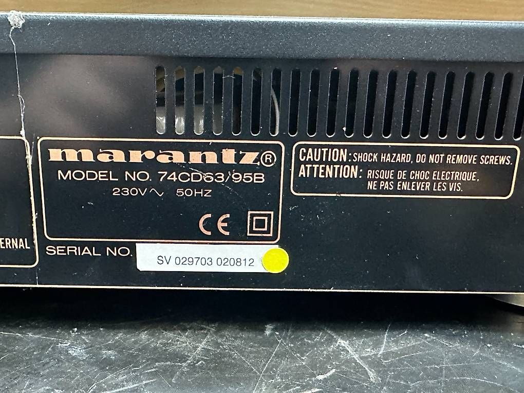 CD: Marantz 74CD63/95B (Defekt!!) – Usato da Horw venduto da Bucher_AG_Horw 1