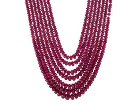 Ketten: Collier| Necklace  multi-rangs rubis ruby NEW 🎁 – Neu (gemäss Beschreibung) aus Morges von Audemars07 1