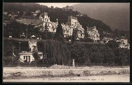 Territet, Les Jardins et l'Hotel des Alp