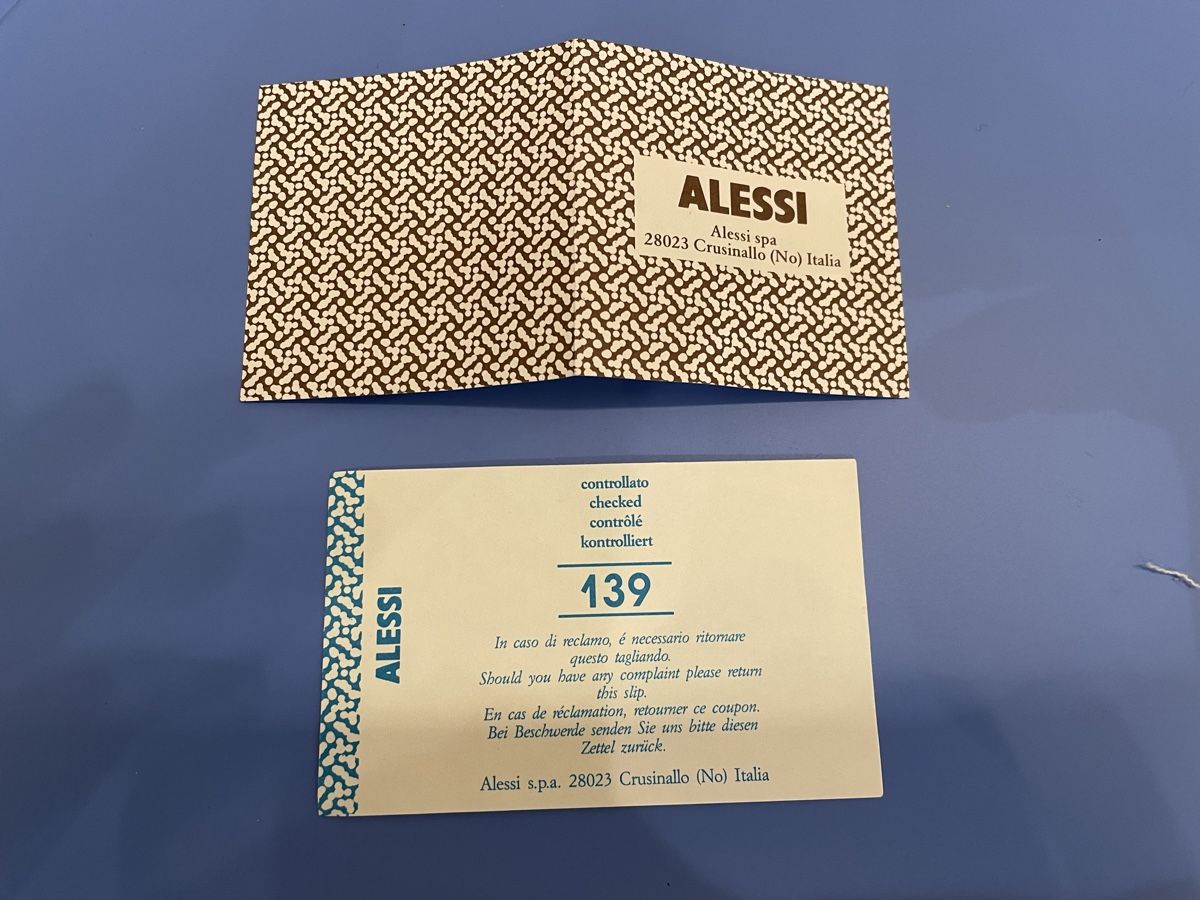 Alessi Piatti: Blaue Teller Alessi NEU – Nuovo (secondo la descrizione) da Novazzano venduto da White71 3
