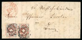 ALTSCHWEIZ «WINTERTHUR-PAAR auf Luxus-Brief» Kat. 35'000.-