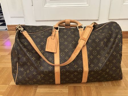 LOUIS VUITTON – Reisetasche Keepall 55 mit Schulterriemen