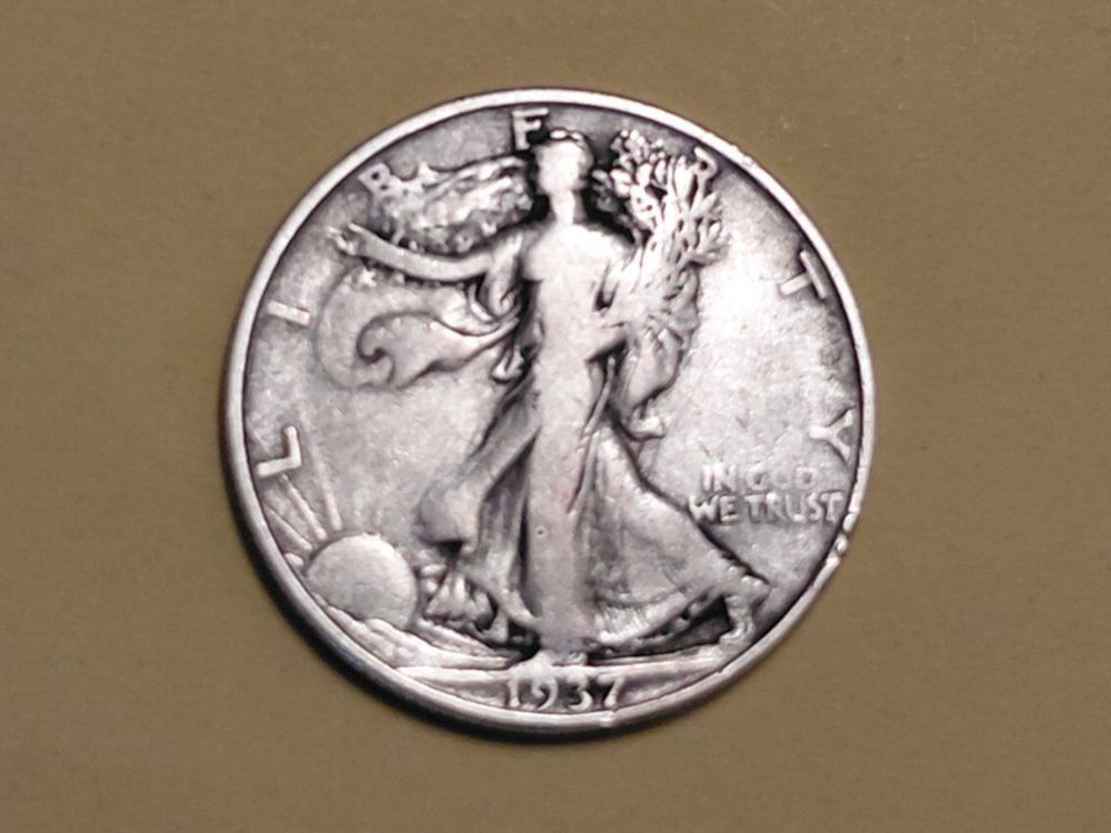 Tutti le monete: USA Half Dollar "Walking Liberty" 1937 Silber – Usato da Buchs SG venduto da numispatica 1