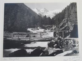 Schocher Orig.- Photographie Pontresina im Rosegtal Engadin