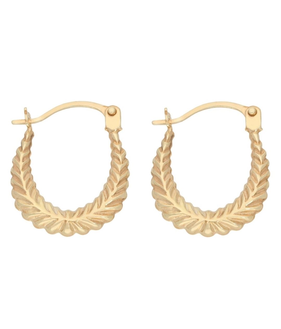 Orecchini pendenti & Orecchini a lobo: creolen aus echtgold – Nuovo e nell'imballaggio originale da Hemmental venduto da Goldwelt2