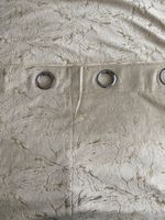 2 Vorhang besch gold 140 x 200 cm