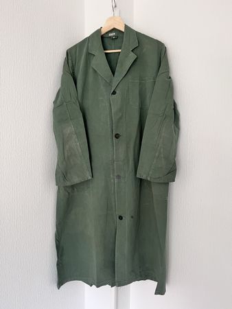 SAFOR 60’s Vintage Work Coat Green Size 48 Used Condition