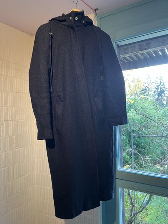 warmer & eleganter Wintermantel schwarz xs