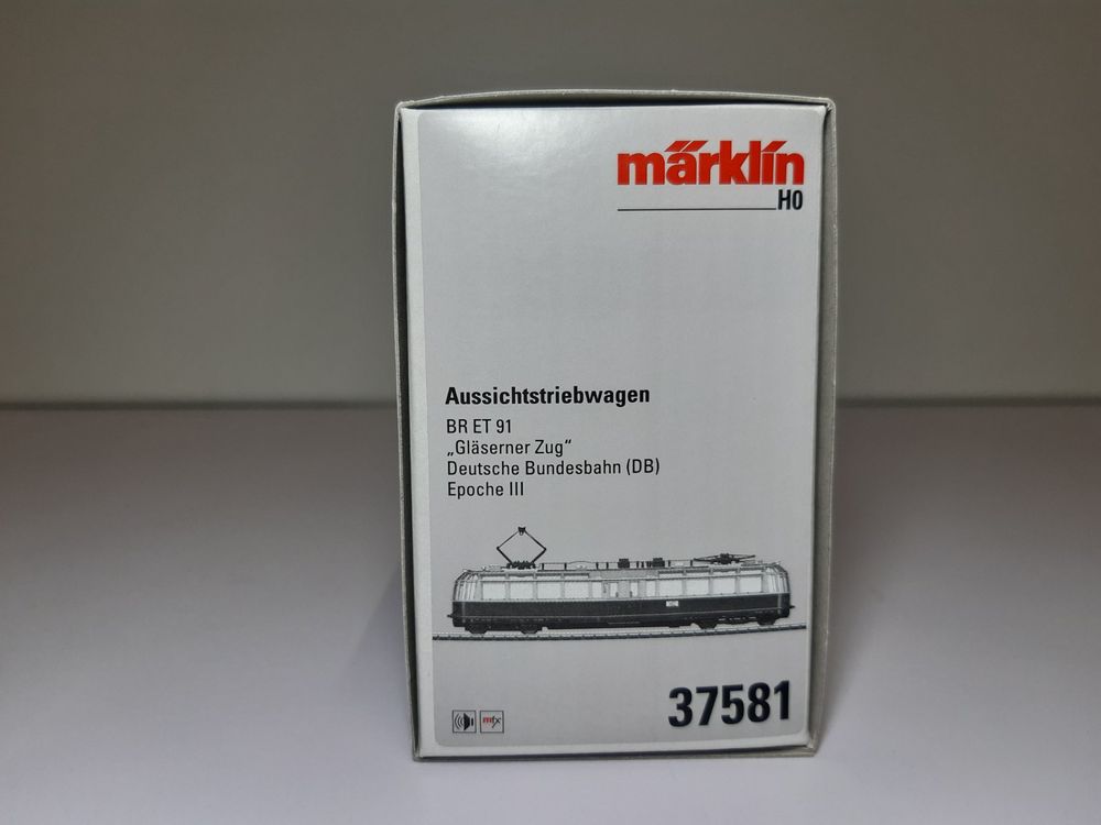 Märklin 37581 BR ET 91 DB HO Digital MFX Son - Édition Limitée