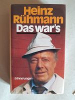 Heinz Rühmann - Das war's - Erinnerungen - 1982