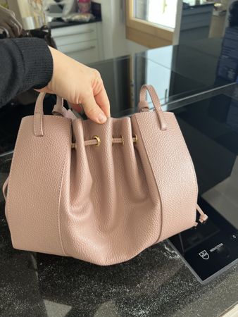 Ledertasche altrosa