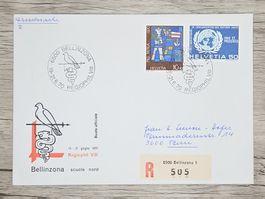 CL18 Enveloppe + Timbre Suisse 1970