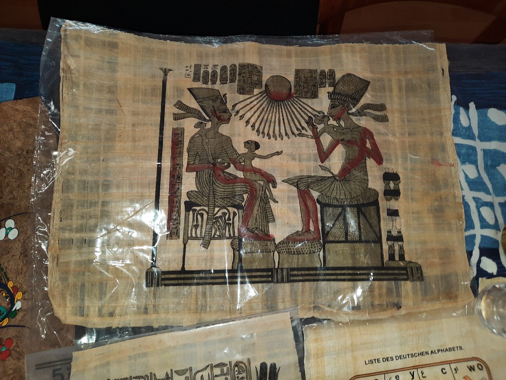 Dipinti: 5 papiri egizi – Usato da Biasca venduto da Old_6blh 3