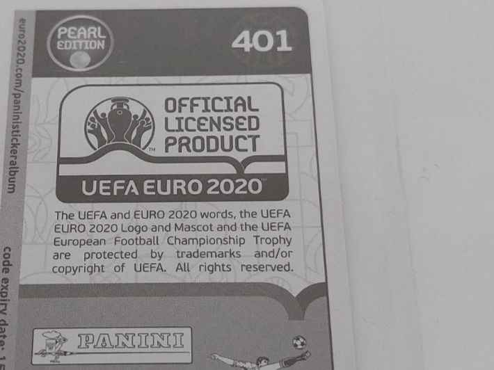Panini Carte collezionabili: England Wappen/Logo Glitzerbild EM 2020 – Usato da Köniz venduto da Toyscollect 1