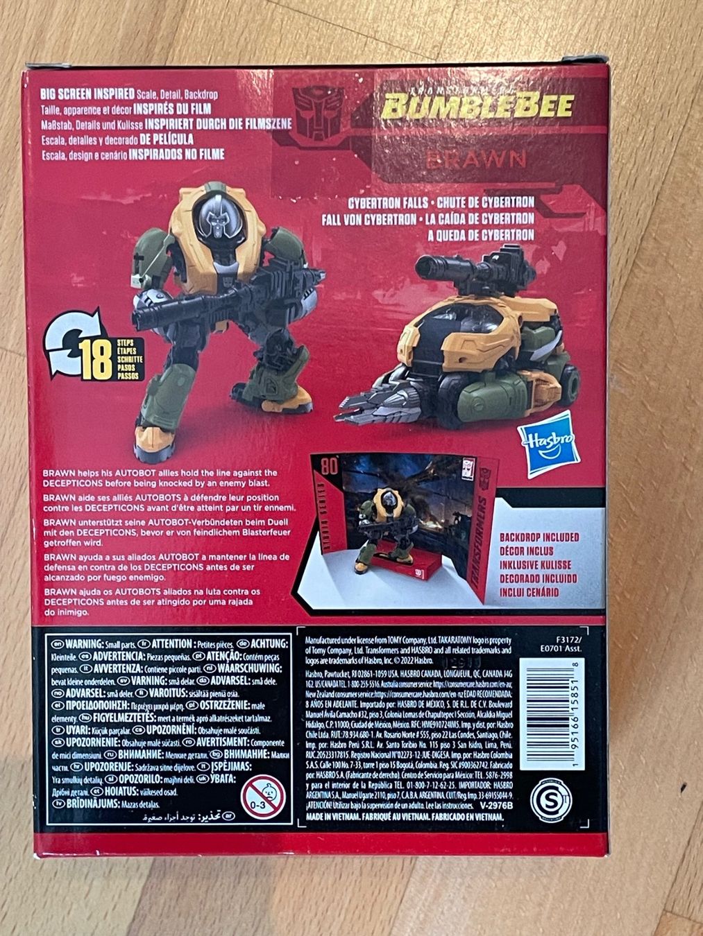 Hasbro Giocattoli: Transformers Studio Series 80 Brawn – Nuovo e nell'imballaggio originale da Corminboeuf venduto da Xorlevrai 1