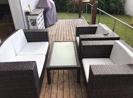 Gartensitzgruppe/Gartenlounge braun von Rich Moments