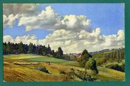 ländliche Idylle in ???  1913, gelaufen