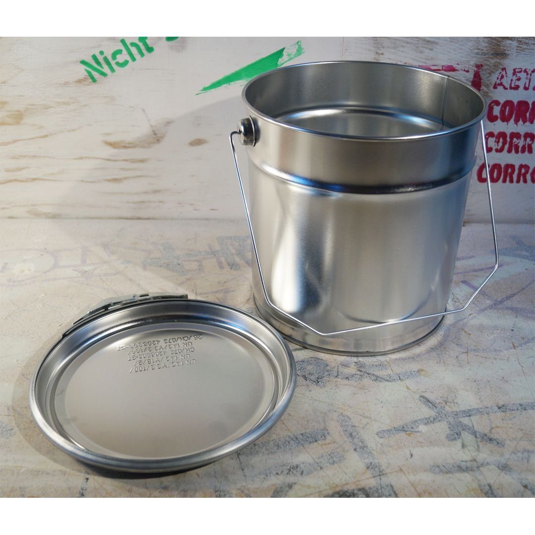 Sonstiges für Haushalt & Wohnen: Blech Eimer mit Deckel UN 1A2/Y2.2/100 NEUWARE – Neu und originalverpackt aus Härkingen von sammelbecken