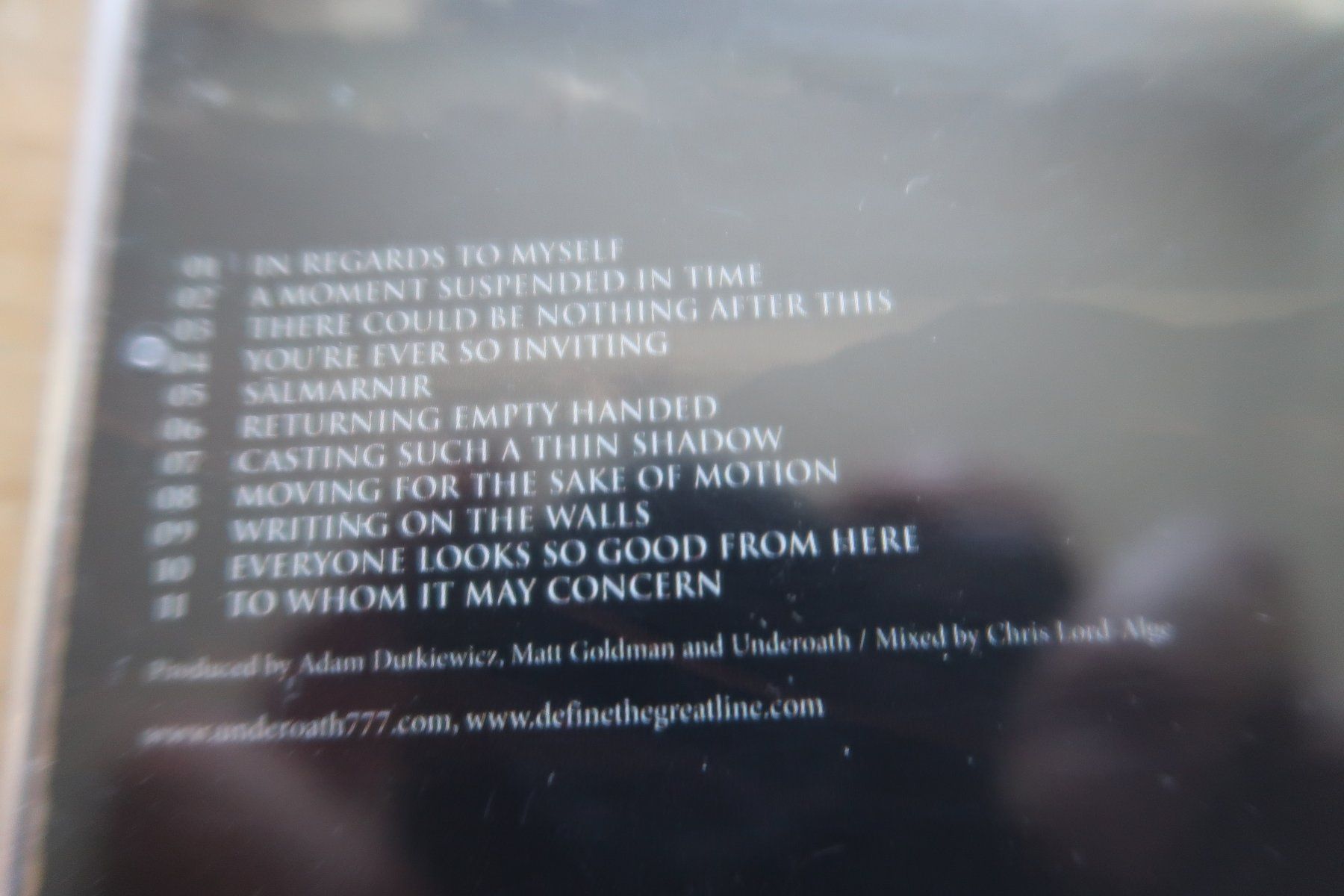 CDs: UNDEROATH - DEFINE THE GREAT LINE - CD – Gebraucht aus Basel von Patiscat 2