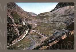 AK color La Strada Stelvio GR / Italia, Spondalunga ≈ 1980