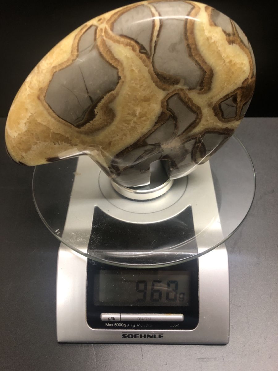Figuren: SEPTARIEN BÄR / MINERALSTEIN FIGUR – Gebraucht aus Matzingen von exklusives 8