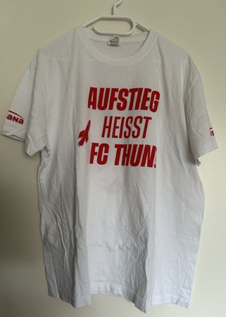FC Thun T-Shirt – Aufstieg heisst FC Thun! – Weiss, Gr. XL