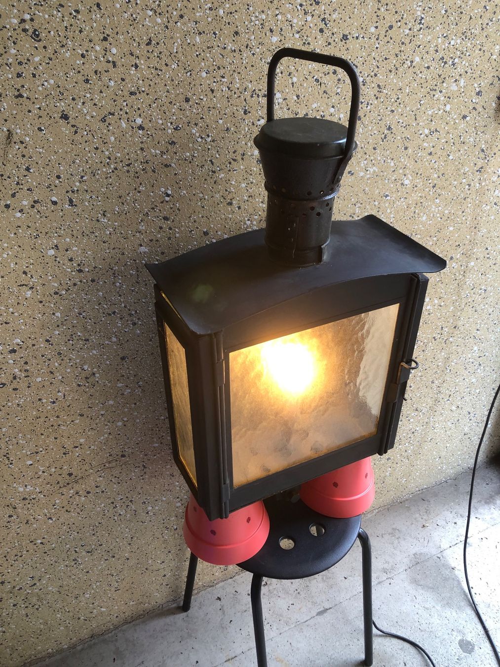 SBB/CFF/FFS Lampade: Antike SBB Laterne (elektrisch) – Usato da Lenzburg venduto da Alfred1341 7