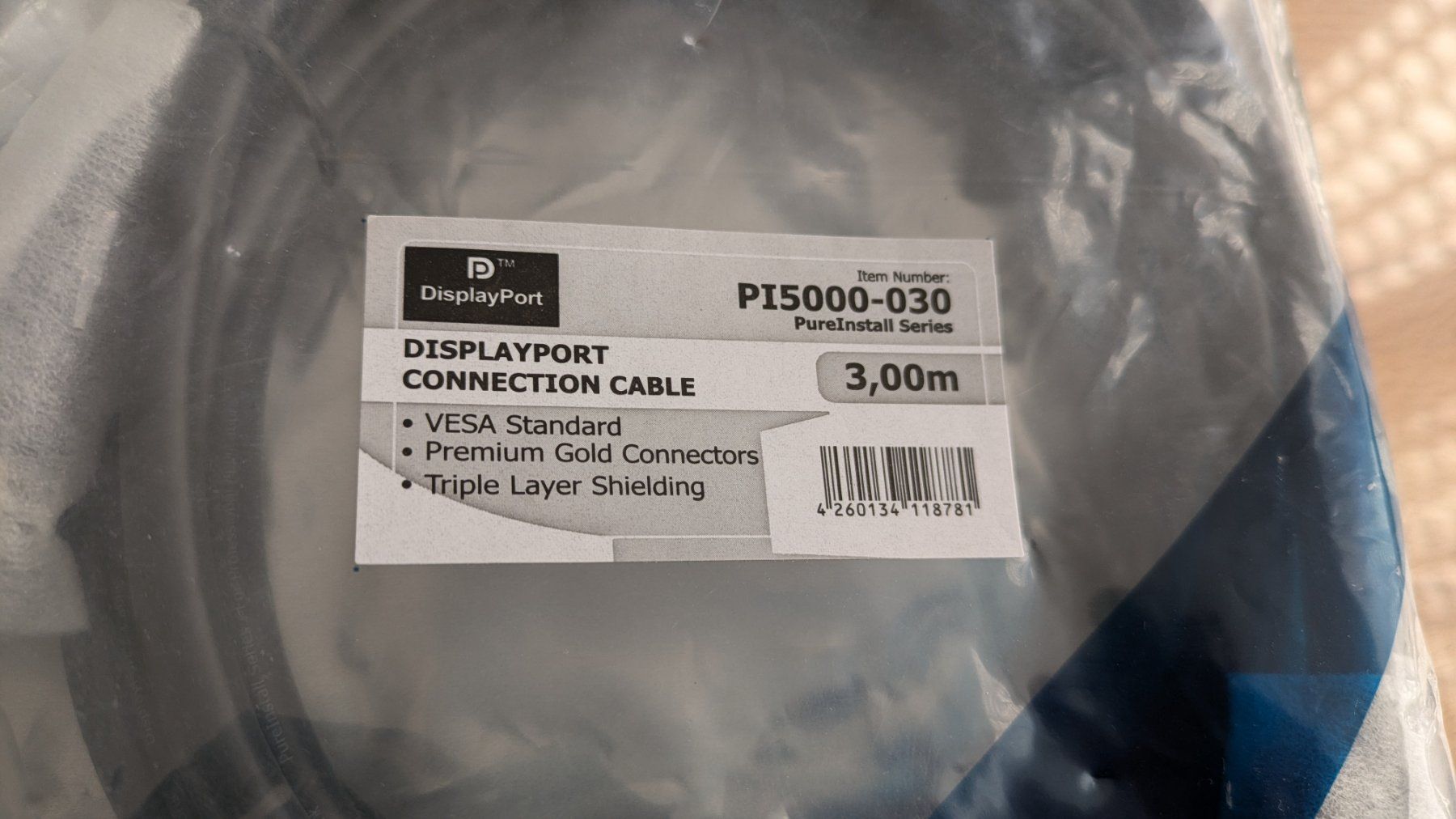 Cavi: Purelink - Displayport Connection Cable - PI5000-030 - 3m – Nuovo e nell'imballaggio originale da Staufen venduto da Fleby84