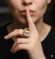Bague Haute Joaillerie, Saphir 8.5+Carats Certificat Gübelin